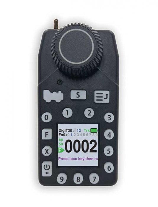 UT6DE Duplex Radio Utility Throttle -- European Conformity (CE) Version, All Scales, Digitrax UT6DE