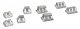 Bridge Shoes -- Assorted pkg(16), HO, Micro Engineering 80035