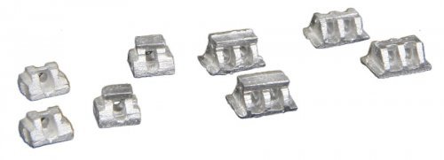Bridge Shoes -- Assorted pkg(16), HO, Micro Engineering 80035