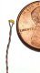 Nano Chip LED w/8′ 20.3cm Wire Leads - 7-19V AC or DC pkg(5) -- Blue, All Scales, Evan Designs UN2