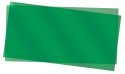 Transpartent Sheets pkg(2) - .010 x 6 x 12′ .025 x 15.2 x 30.5cm -- Green, All Scales, Evergreen Scale Models 9903
