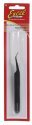 Slanted Fine Point Tweezers -- Black, All Scales, Excel Hobby Blades Corp. 30420