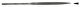 5-1/2′ Long, Cut 2 Needle Files -- Flat File, Carded, All Scales, Excel Hobby Blades Corp. 55603