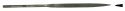 5-1/2′ Long, Cut 2 Needle Files -- Flat File, Carded, All Scales, Excel Hobby Blades Corp. 55603