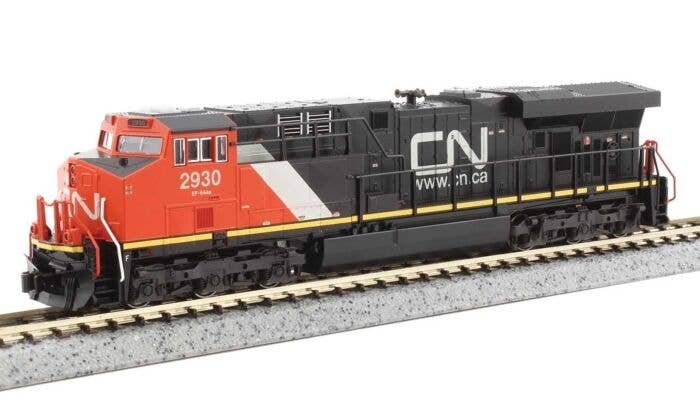 GE ES44AC GEVO - DCC -- Canadian National 2899 (black, red, white, Website Logo), N, Kato USA Inc 1768950DCC