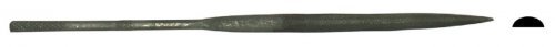 5-1/2′ Long, Cut 2 Needle Files -- Half-Round File, Carded, All Scales, Excel Hobby Blades Corp. 55606