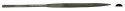 5-1/2′ Long, Cut 2 Needle Files -- Half-Round File, Carded, All Scales, Excel Hobby Blades Corp. 55606