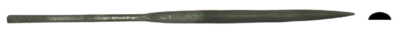 5-1/2′ Long, Cut 2 Needle Files -- Half-Round File, Carded, All Scales, Excel Hobby Blades Corp. 55606