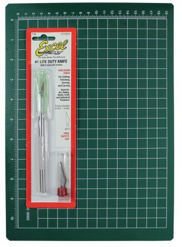 Precision Cutting Kit, Carded -- With K1 Knife, All Scales, Excel Hobby Blades Corp. 90001
