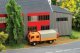 2-Stall Electric Locomotive Shed -- Kit - 15-7/8 x 7-11/16 x 5-1/8′ 40.4 x 19.5 x 13cm, HO, Faller Gmbh 120079