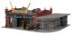 Rock Cafe -- Kit - 10-3/16 x 6-1/8 x 4-1/16′ 25.9 x 15.4 x 10.4cm, HO, Faller Gmbh 130149