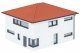 WeberHaus ModernLife Single-Family Home -- Kit - 5-9/16 x 4-11/16 x 3-9/16′ 14 x 11.9 x 9.1cm, HO, Faller Gmbh 130648