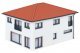 WeberHaus ModernLife Single-Family Home -- Kit - 5-9/16 x 4-11/16 x 3-9/16′ 14 x 11.9 x 9.1cm, HO, Faller Gmbh 130648