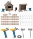 T-Bar Ski Lift with Kiosk -- Kit, HO, Faller Gmbh 134003