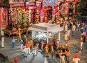 Claw Crane Carnival Game Kiosk -- Kit - 2-5/8 x 2 x 1-1/2′ 6.6 x 5 x 3.8cm, HO, Faller Gmbh 140478