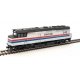 EMD F40PH - Standard DC -- Amtrak(R) 243 (Phase II silver, red, white, blue, black), HO, WalthersMainline 9463