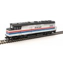 EMD F40PH - Standard DC -- Amtrak(R) 243 (Phase II silver, red, white, blue, black), HO, WalthersMainline 9463