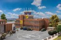 Airport Tower Building -- Kit - 15 x 6-3/16 x 11-1/8′ 38.2 x 15.7 x 28.3cm, HO, Faller Gmbh 144112
