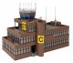 Airport Tower Building -- Kit - 15 x 6-3/16 x 11-1/8′ 38.2 x 15.7 x 28.3cm, HO, Faller Gmbh 144112