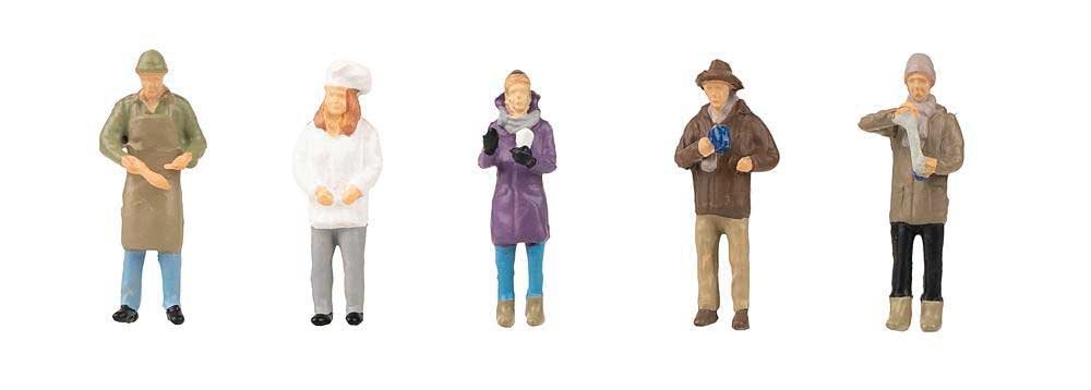 Christmas Market Vendors, HO, Faller Gmbh 151649