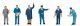 Gas Station Staff -- pkg(6), HO, Faller Gmbh 151691