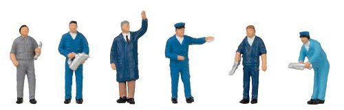 Gas Station Staff -- pkg(6), HO, Faller Gmbh 151691