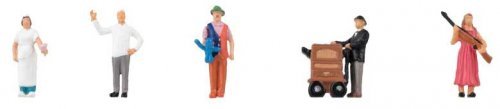 Carnival/Fair Staff -- pkg(5), HO, Faller Gmbh 151850