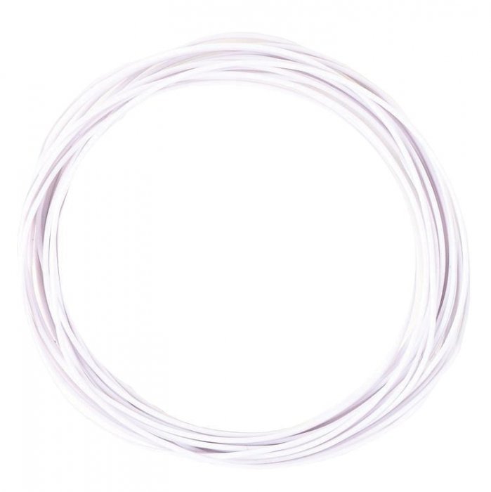 Fine Stranded Wire .002` .04mm x 32` 9-5/8` 10m Roll -- White, All Scales, Faller Gmbh 163790