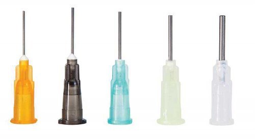 Dispensing Needles -- 5 Different Sizes (Fits 272-170500 Expert Rapid Cement Bottle), All Scales, Faller Gmbh 170530