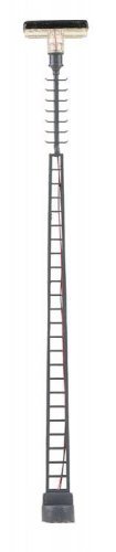 LED Flood Light -- Lattice Mast, Top Mount 14.5cm, Warm White pkg(3), HO, Faller Gmbh 180118