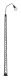 LED Flood Light -- Lattice Mast, 5-11/16′ 14.5cm, Warm White pkg(1), HO, Faller Gmbh 180217