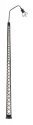 LED Flood Light -- Lattice Mast, 5-11/16′ 14.5cm, Warm White pkg(1), HO, Faller Gmbh 180217