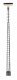 LED Flood Light -- Lattice Mast, Top Mount -11/16′ 14.5cm, Warm White pkg(1), HO, Faller Gmbh 180218