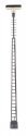 LED Flood Light -- Lattice Mast, Top Mount -11/16′ 14.5cm, Warm White pkg(1), HO, Faller Gmbh 180218