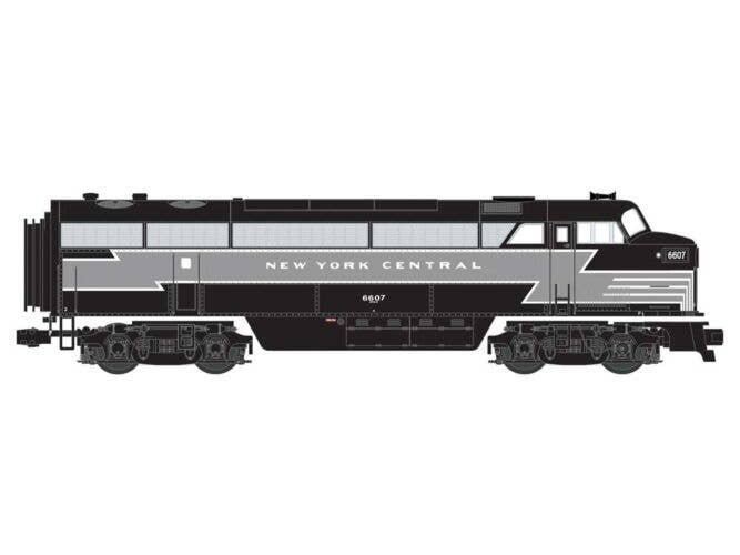Fairbanks-Morse C-Liner CFA-16-4 w/Legacy Sound, Control & Smoke -- New York Central 6607 (Lightning Stripe, black, gray), O, Li