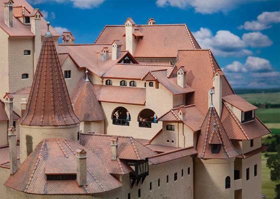 Building/Tower Finials -- 14 Different Styles, HO, Faller Gmbh 180854