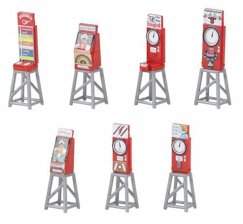 Funfair Slot Machines - Kit -- 7 Assorted Machines, HO, Faller Gmbh 180946