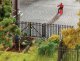 Iron Fence - Kit -- 7-7/8 x 3/4′ 20 x 1.9cm Total, HO, Faller Gmbh 180958