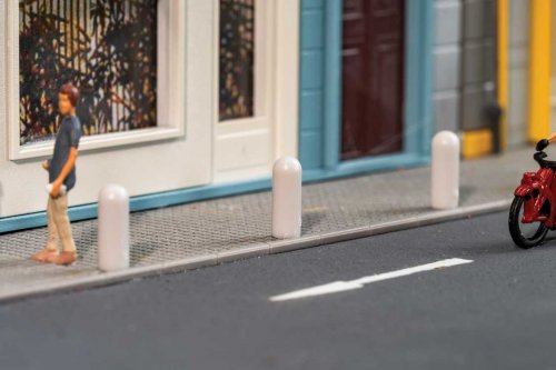 Concrete Bollards/Barriers -- pkg(10), HO, Faller Gmbh 180999