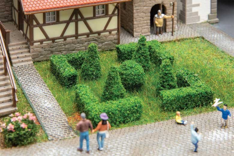 Boxwood Hedge Set, HO, Faller Gmbh 181290