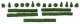 Boxwood Hedge Set, HO, Faller Gmbh 181290