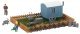 Allotment Garden w/Figures & Details -- 75th Anniversary Series Kit - 10.5 x 7.4 x 4cm, HO, Faller Gmbh 190090