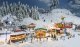 Christmas Market Set -- Ikit Includes 2 Stalls, Carousel (Unpowered), Icicles, Snow Powder, HO, Faller Gmbh 190143