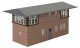 Brick Signal Box (Interlocking Tower) -- Kit - 6-1/2 x 3-1/4 x 3-1/8′ 16.5 x 8.3 x 8cm, HO, Faller Gmbh 191824