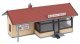 Bakery -- Kit - 5-15/16 x 2-15/16 x 2-3/4′ 15.1 x 7.5 x 7cm, HO, Faller Gmbh 191833