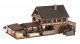 Sawmill -- Laser-Cut Kit - 4-13/16 x 3-1/16 x 2-3/16′ 12.2 x 7.8 x 5.5cm, Z, Faller Gmbh 282751