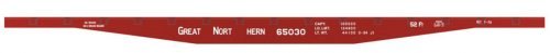 Railroad Decal Set -- Great Northern 53`6` 65000 Series Flatcar, N, Tichy Train Group 10009N