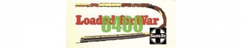 Santa Fe Billboard - Kit -- 1940s Loaded for War, HO, Tichy Train Group 8460
