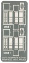 Telephone Booth -- Kit pkg(2), N, Gold Medal Models 16043