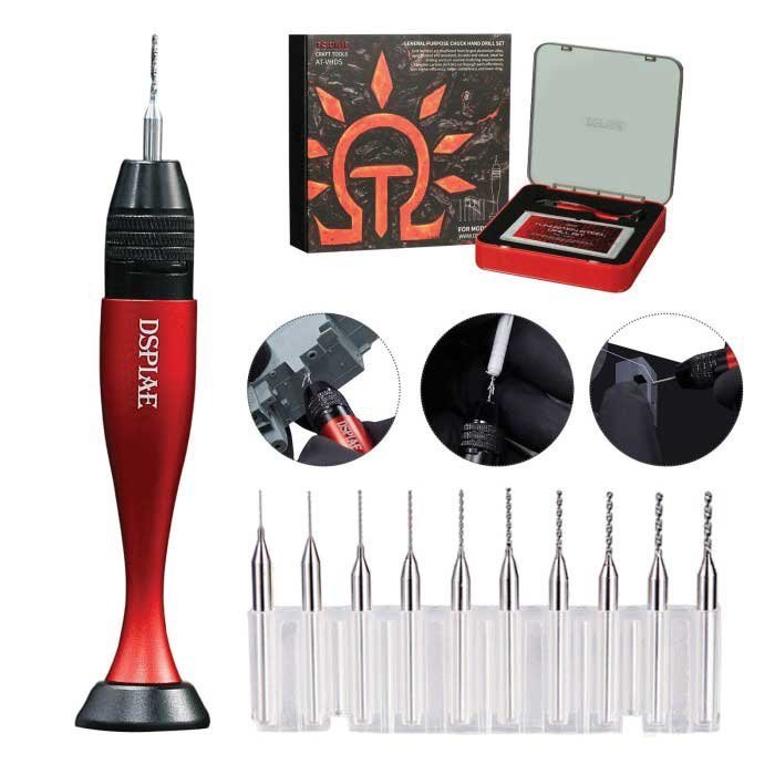General Purpose Chuck Hand Drill Set, All Scales, DSPIAE ATVHDS